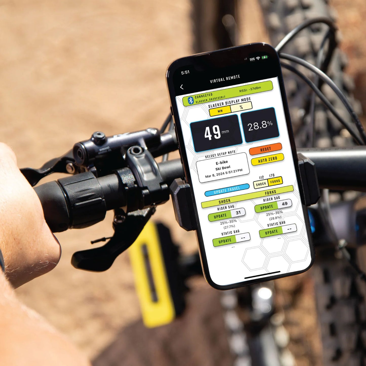 Slacker Smartphone Bar Mount